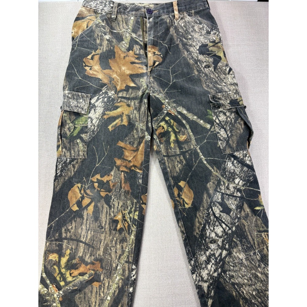 Vintage FieldStaff Camo Pants With Adjustable Waist 6 Pocket Size 32